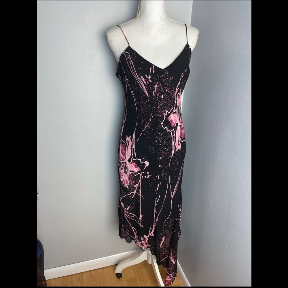 Vintage 80’s Joseph Ribkoff asymmetrical dress